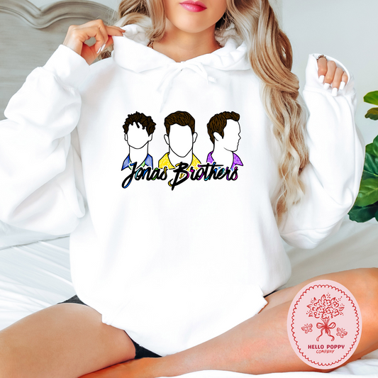 Jonas Brothers Silhouettes Hoodie Sweatshirt