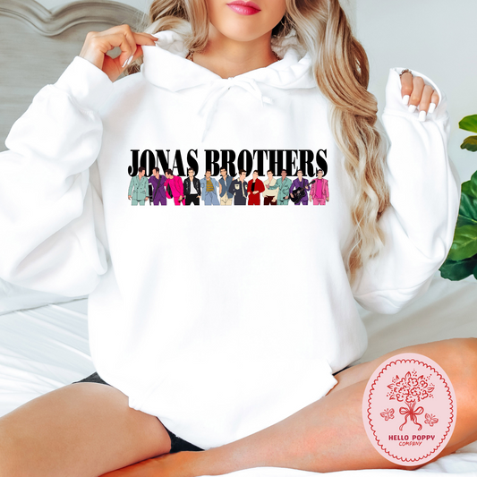 Jonas Brothers Happiness Begins Silhouettes Hoodie Sweatshirt