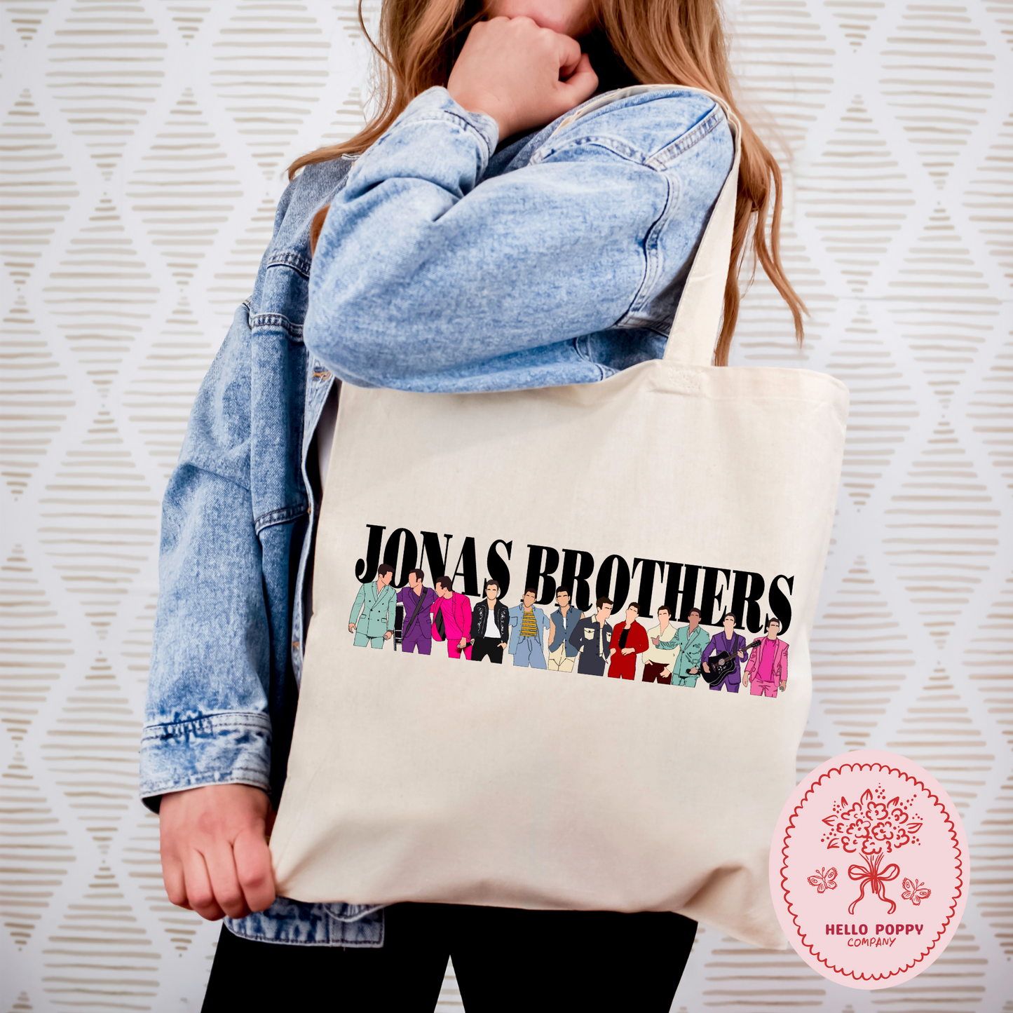 Jonas Brothers Happiness Begins Silhouette Tote Bag