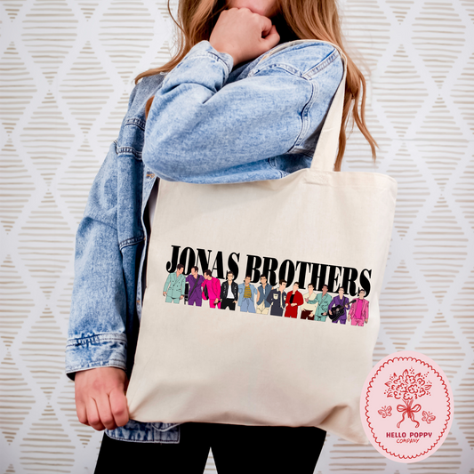 Jonas Brothers Happiness Begins Silhouette Tote Bag