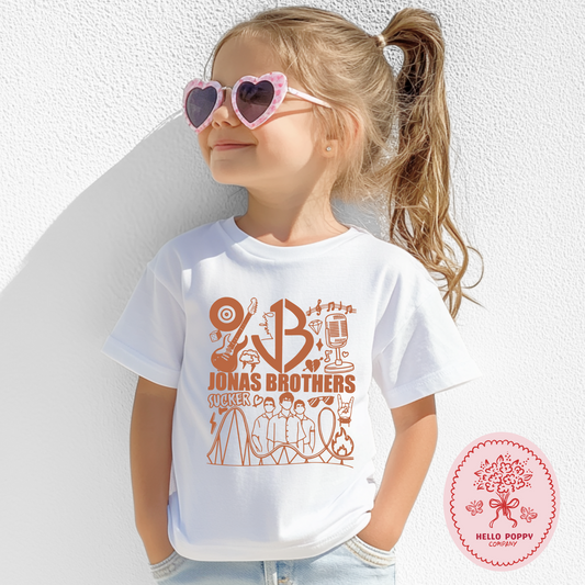 Jonas Brothers Retro JB (Orange) T-Shirt - Youth