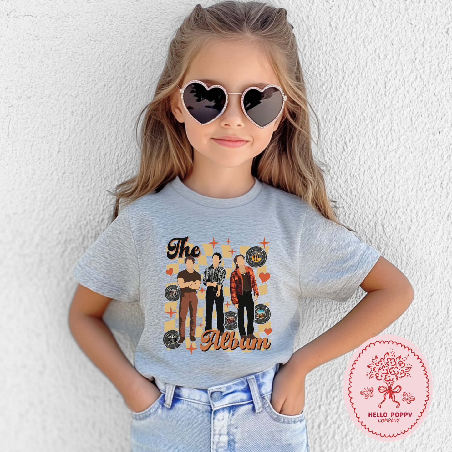 Jonas Brothers The Album Checkered T-Shirt - Youth