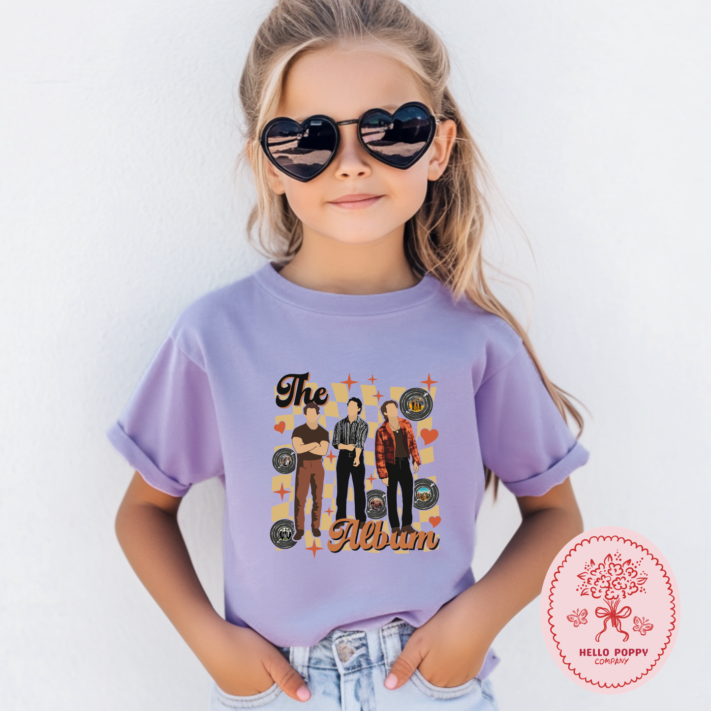 Jonas Brothers The Album Checkered T-Shirt - Youth