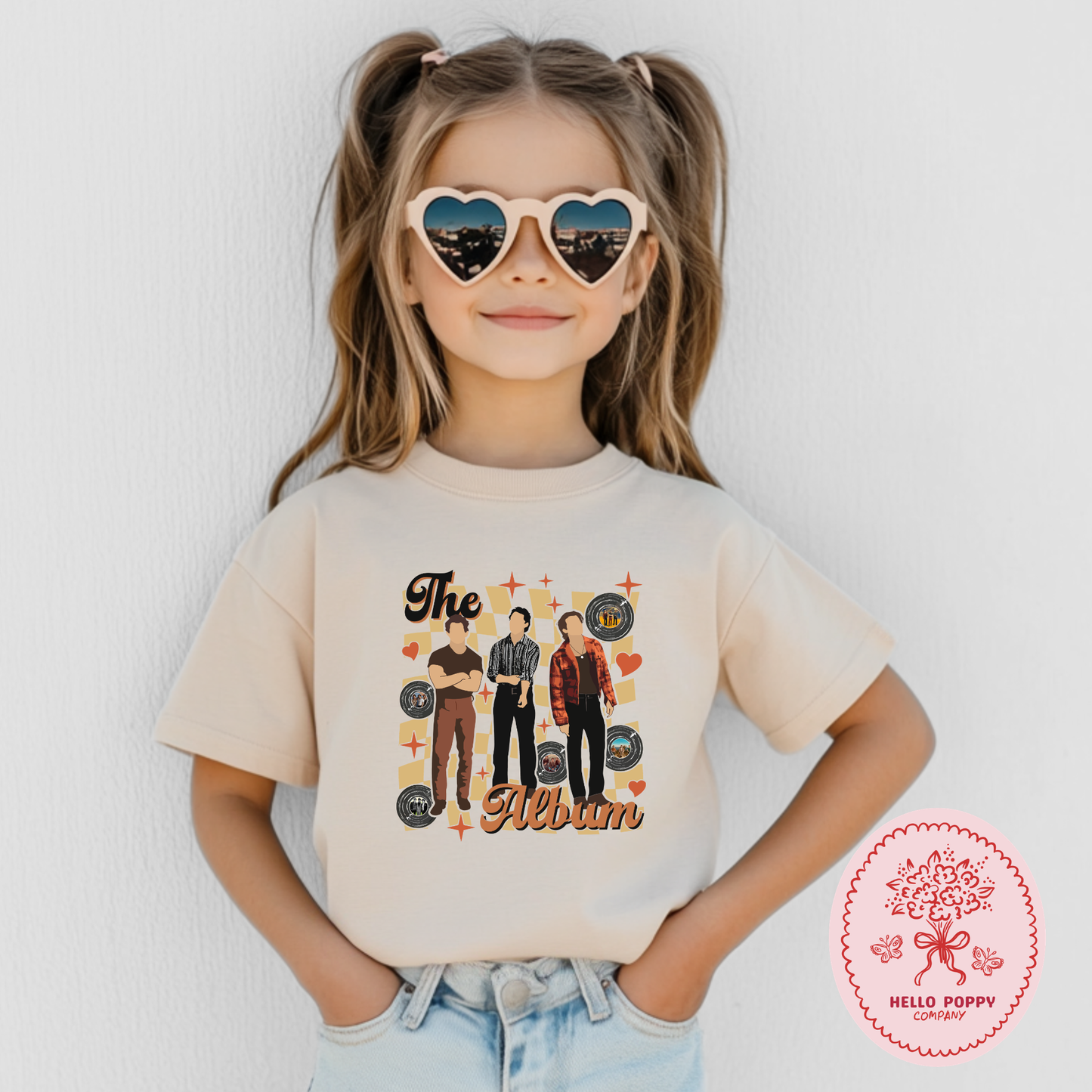 Jonas Brothers The Album Checkered T-Shirt - Youth