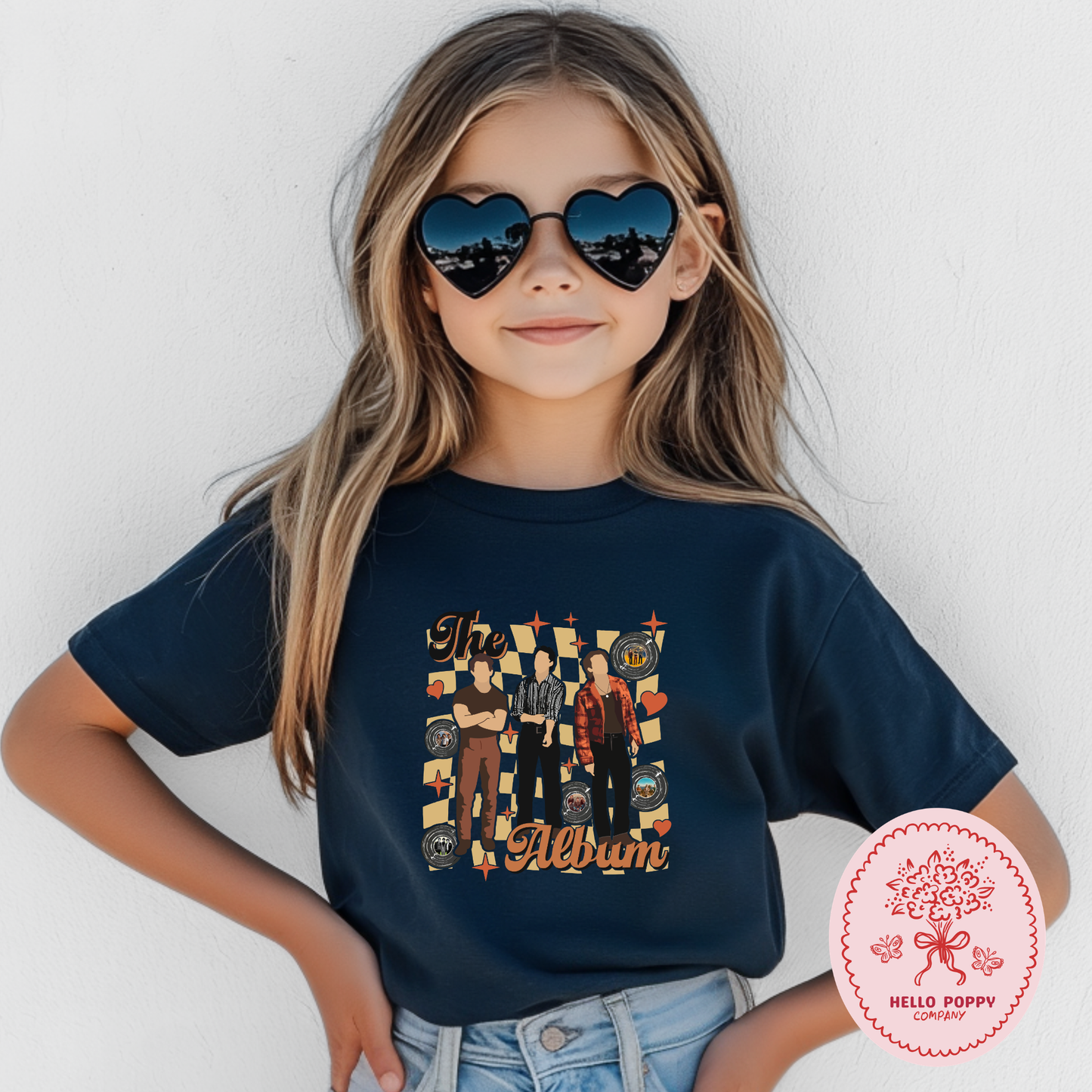 Jonas Brothers The Album Checkered T-Shirt - Youth