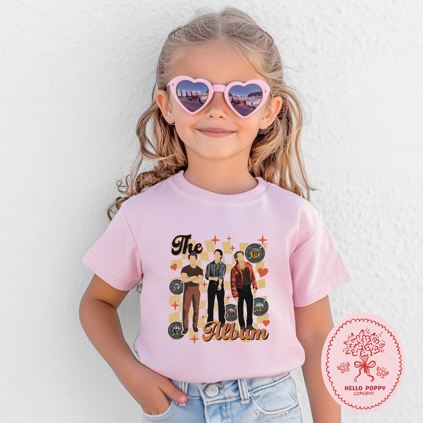Jonas Brothers The Album Checkered T-Shirt - Youth