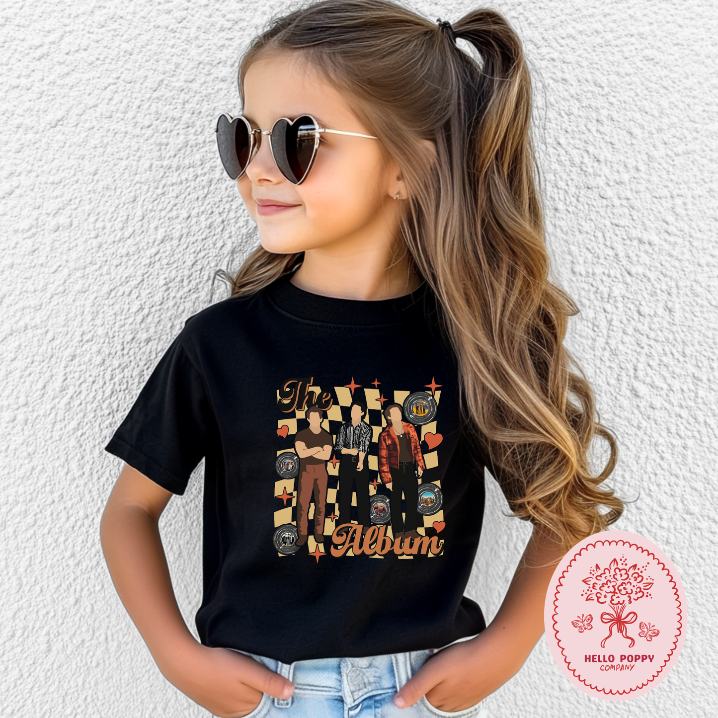 Jonas Brothers The Album Checkered T-Shirt - Youth