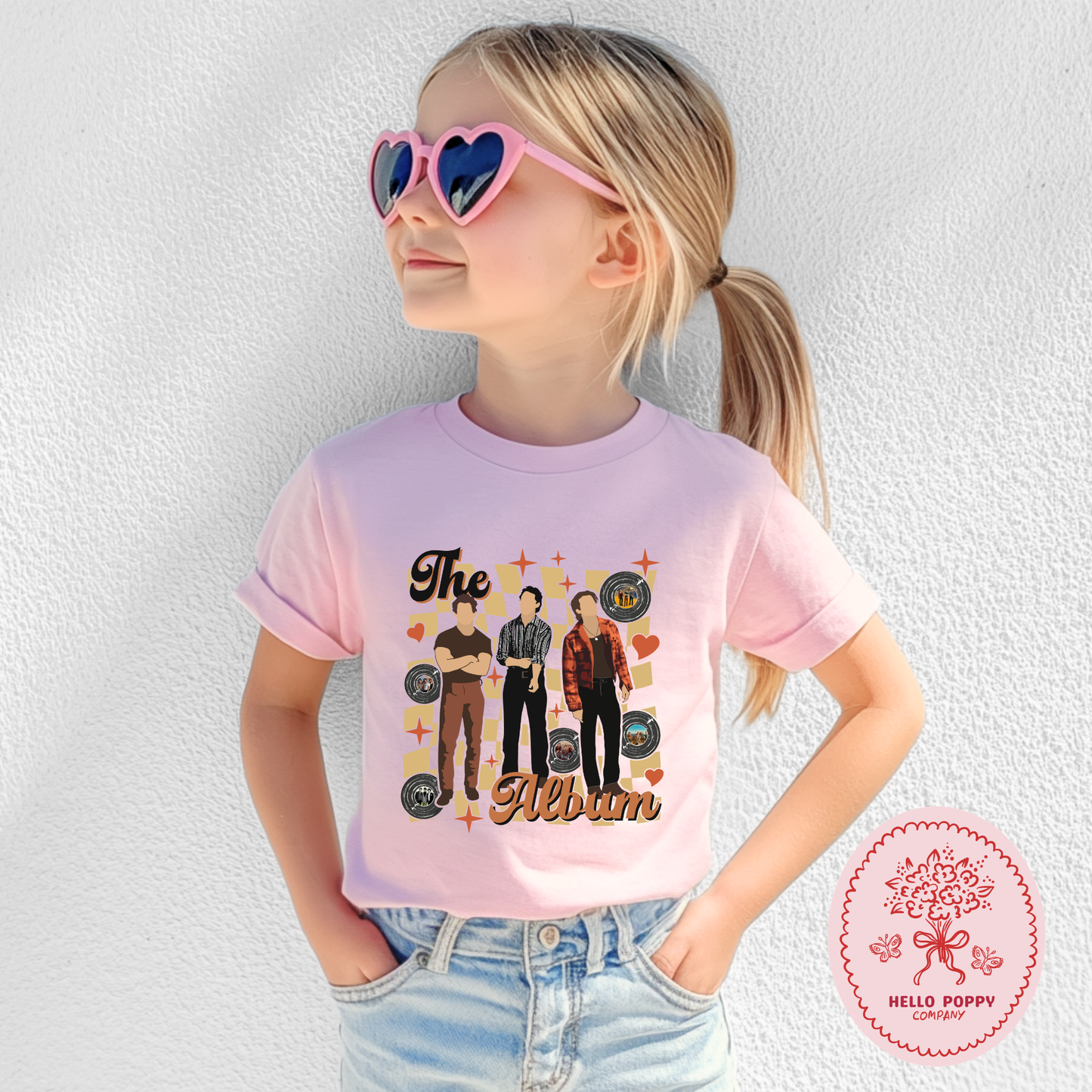 Jonas Brothers The Album Checkered T-Shirt - Youth