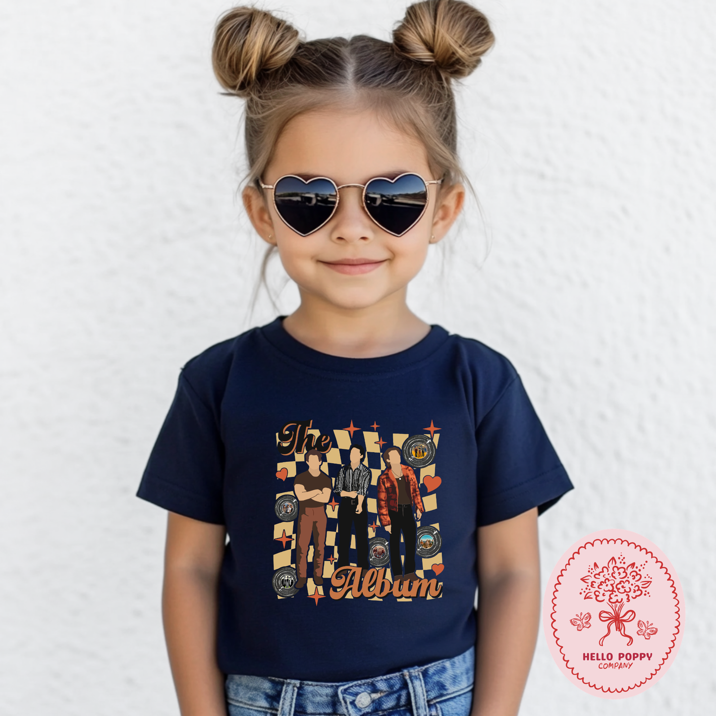 Jonas Brothers The Album Checkered T-Shirt - Youth