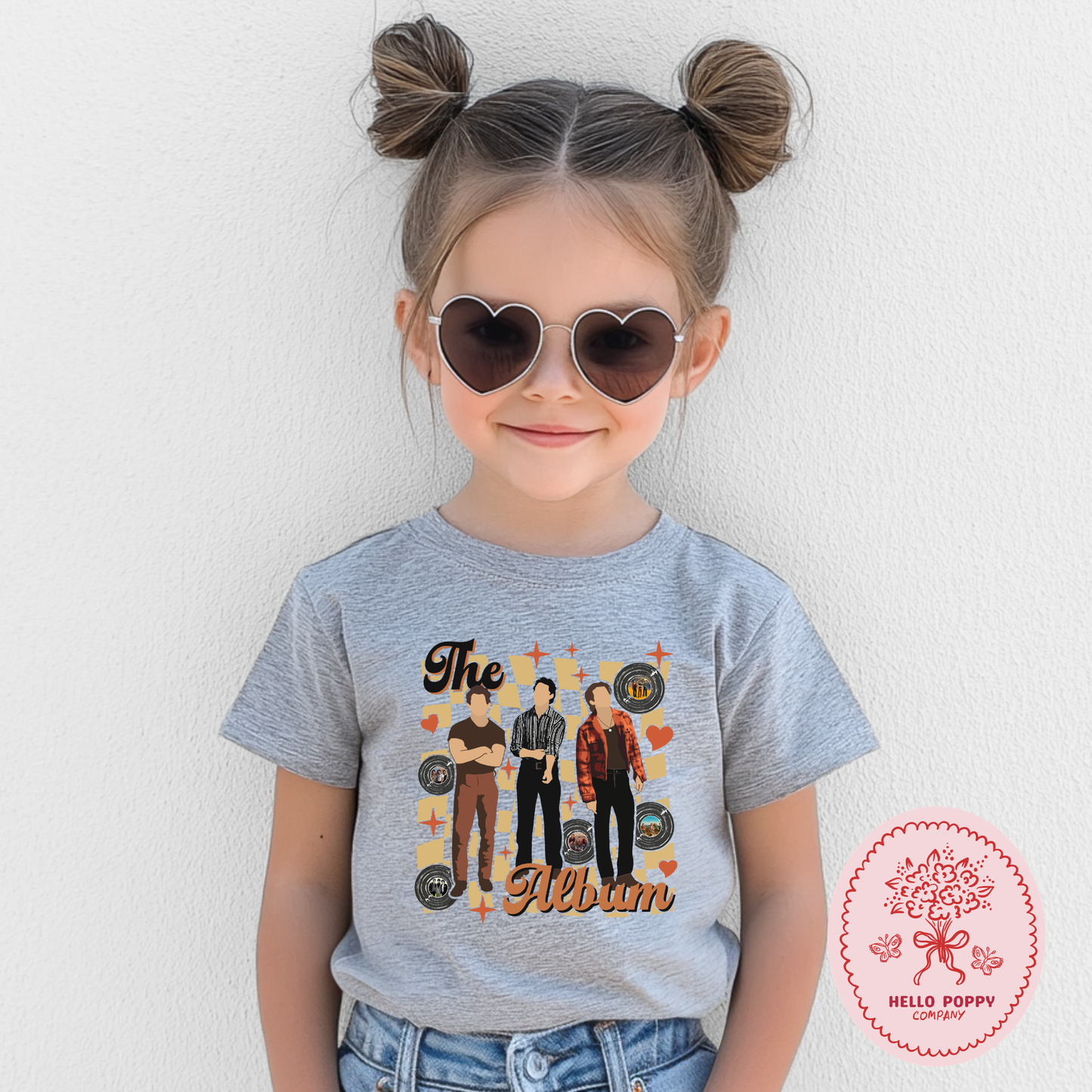 Jonas Brothers The Album Checkered T-Shirt - Youth
