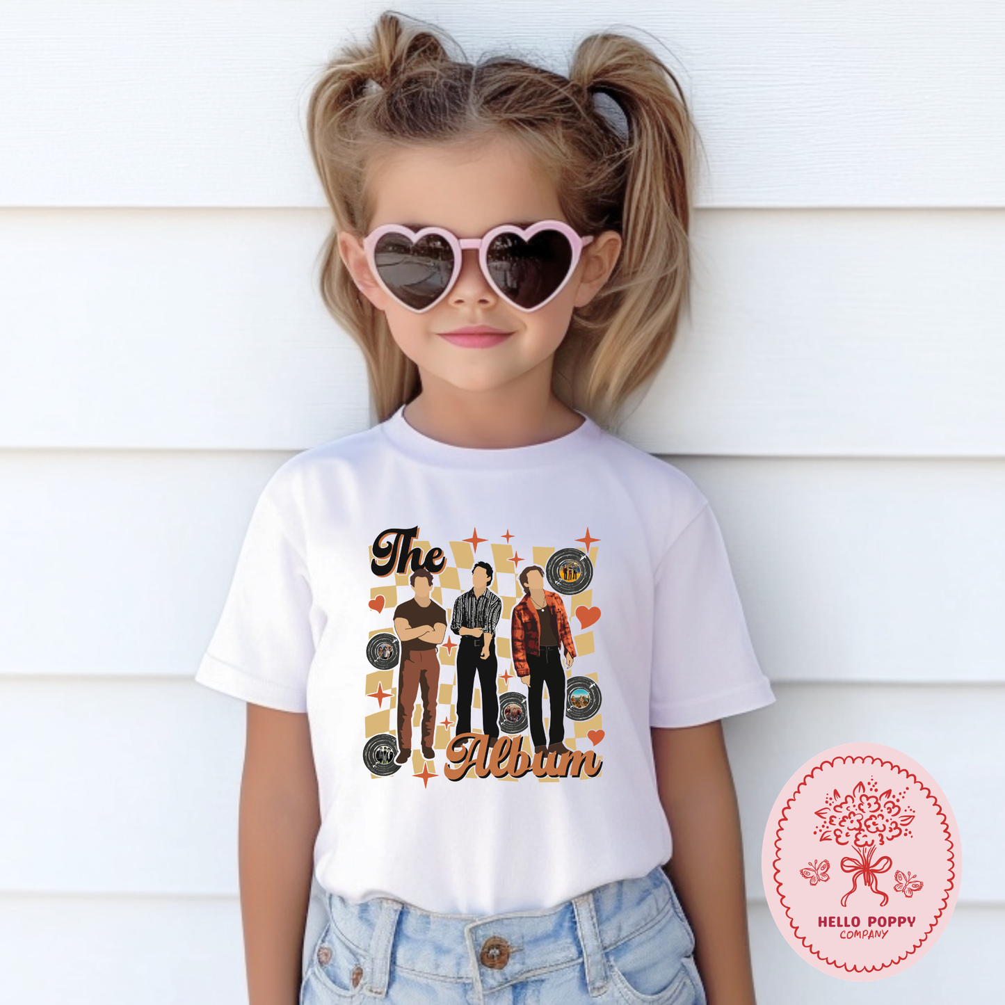 Jonas Brothers The Album Checkered T-Shirt - Youth