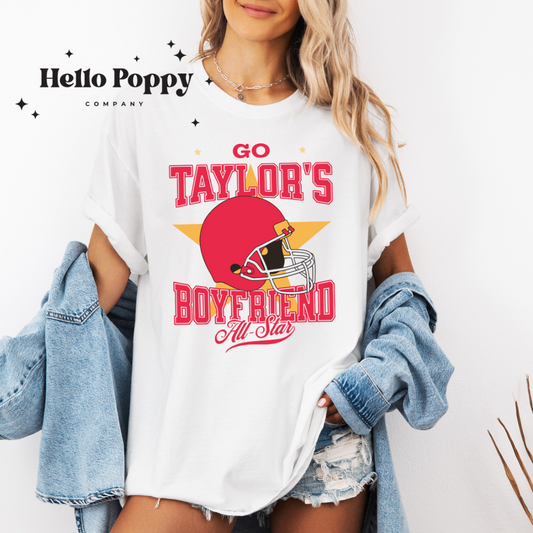 Go Taylor's Boyfriend Comfort Colors T-Shirt