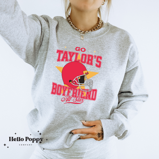 Go Taylor's Boyfriend Crewneck Sweatshirt