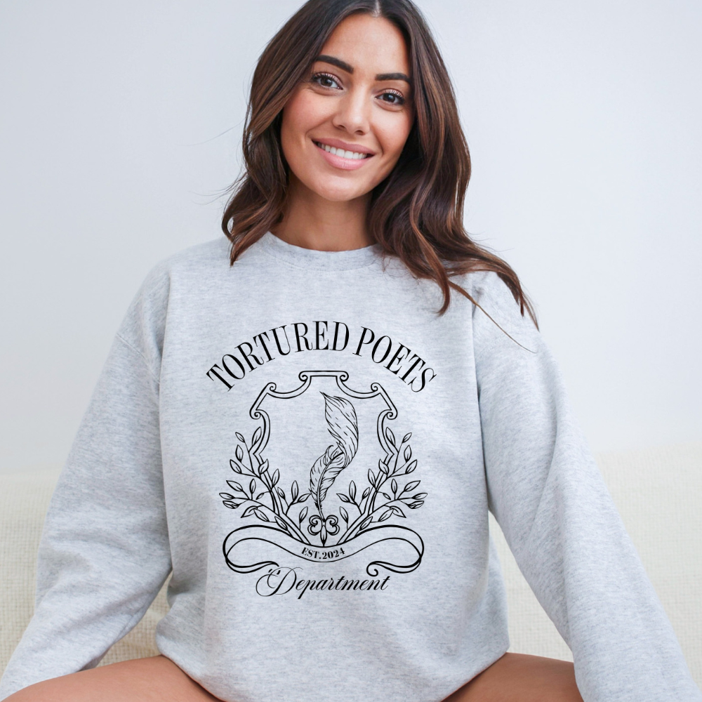 Tortured Poets Department Crewneck Sweatshirt (Multiple Colors)