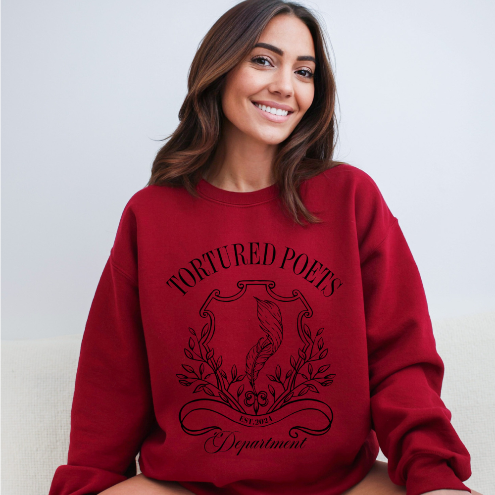 Tortured Poets Department Crewneck Sweatshirt (Multiple Colors)