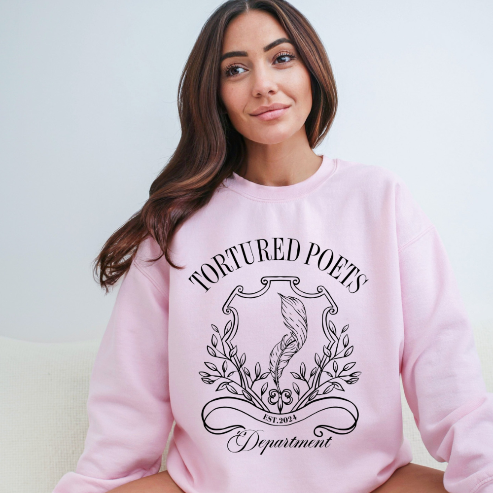 Tortured Poets Department Crewneck Sweatshirt (Multiple Colors)