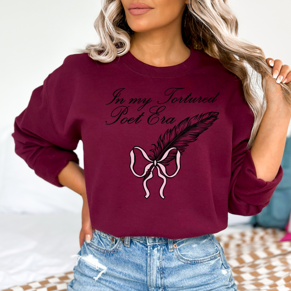 In My Tortured Poets Era Crewneck Sweatshirt (Multiple Colors)