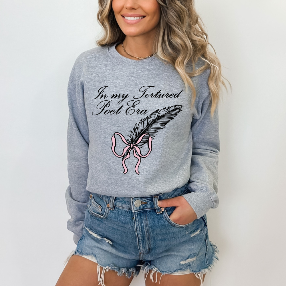 In My Tortured Poets Era Crewneck Sweatshirt (Multiple Colors)