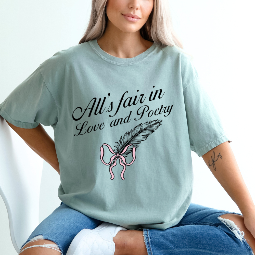 TTPD All's Fair in Love and Poetry Comfort Colors T-Shirt (Multiple Colors)