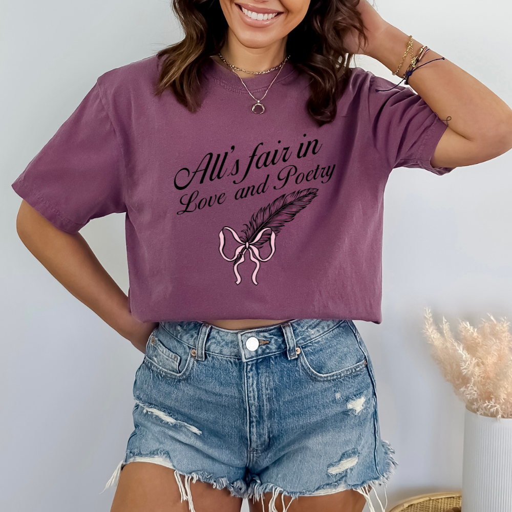 TTPD All's Fair in Love and Poetry Comfort Colors T-Shirt (Multiple Colors)