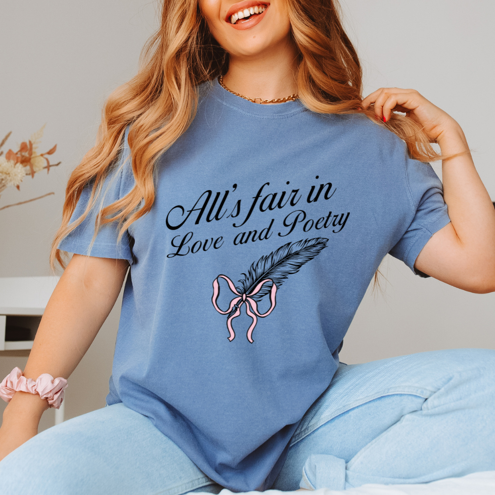 TTPD All's Fair in Love and Poetry Comfort Colors T-Shirt (Multiple Colors)