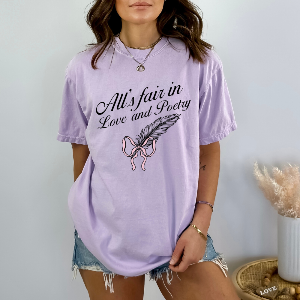 TTPD All's Fair in Love and Poetry Comfort Colors T-Shirt (Multiple Colors)