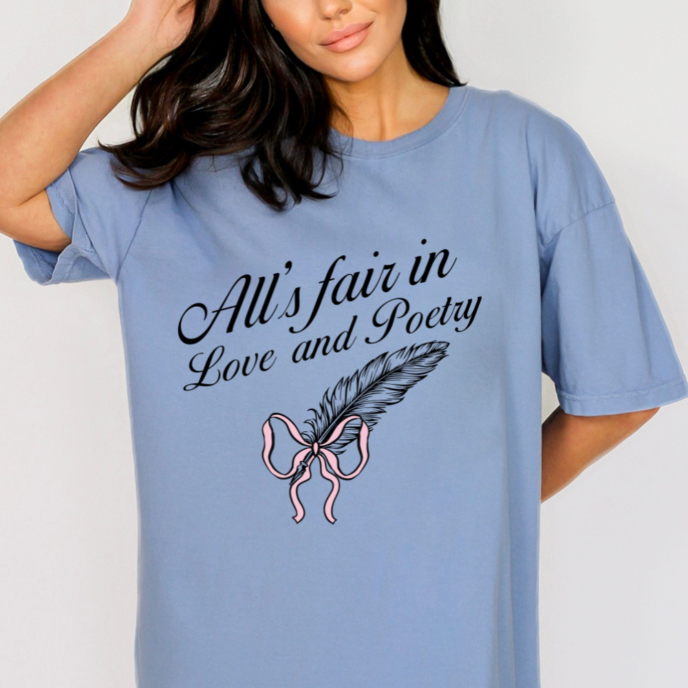 TTPD All's Fair in Love and Poetry Comfort Colors T-Shirt (Multiple Colors)