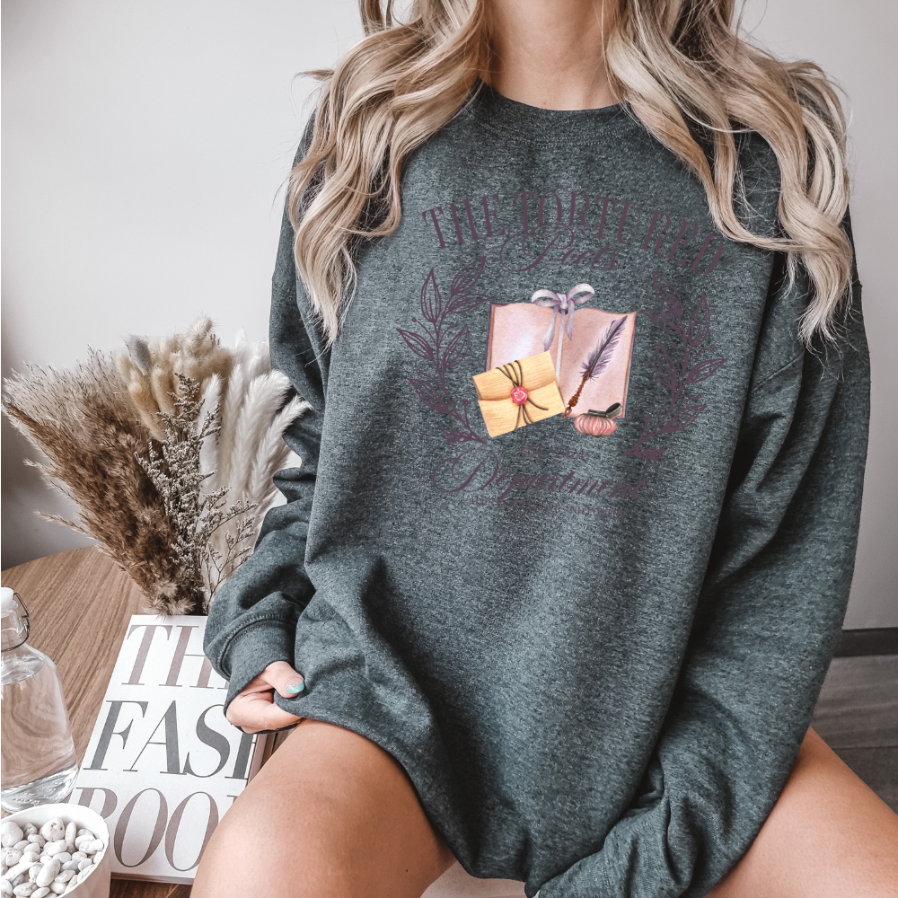 The Tortured Poets Department Crest Crewneck Sweatshirt (Multiple Colors)