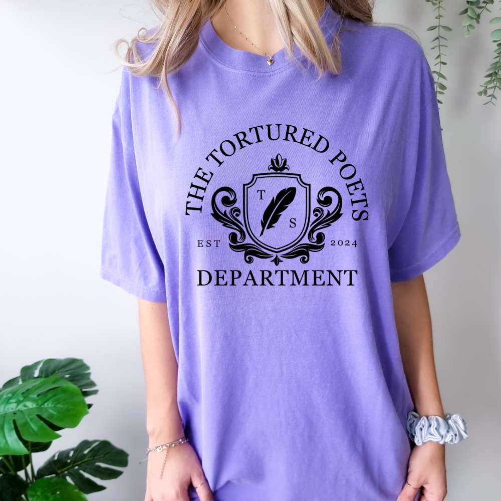 Tortured Poets Department Comfort Colors T-Shirt (Multiple Colors)