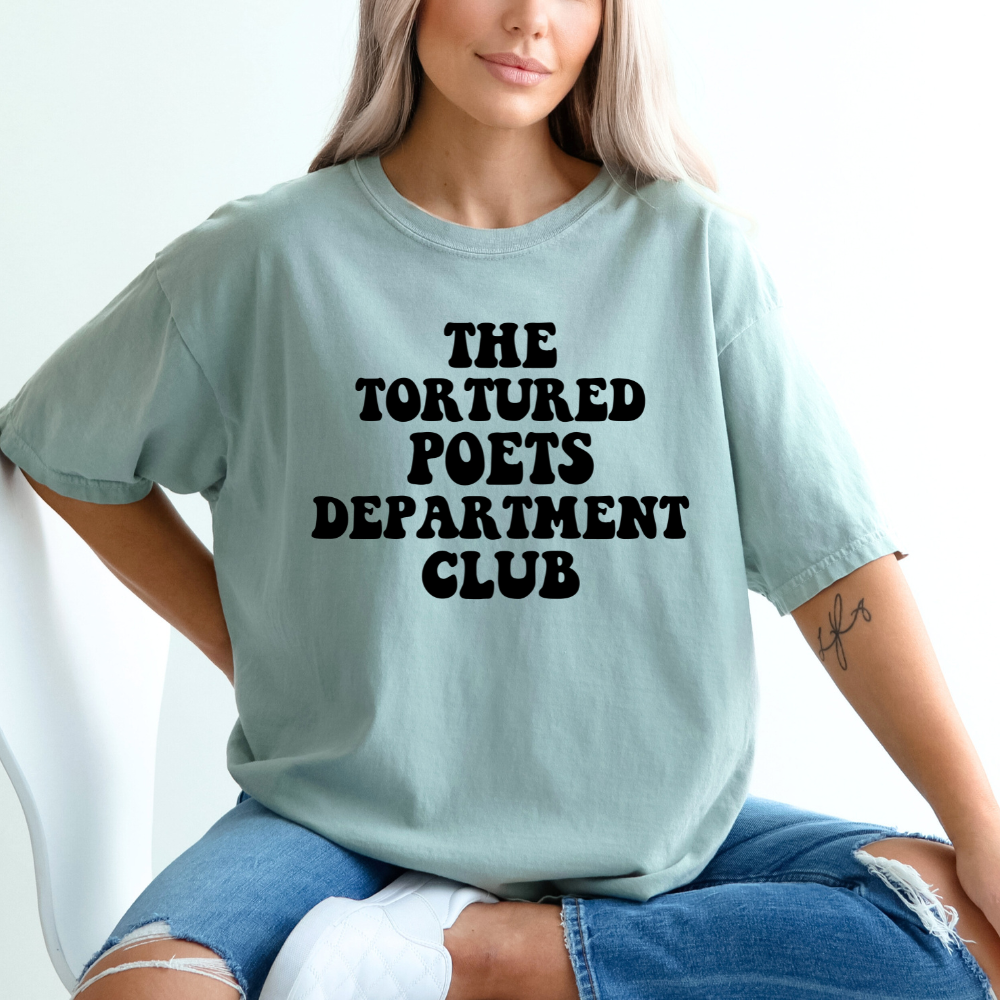 Tortured Poets Department Club Comfort Colors T-Shirt (Multiple Colors)