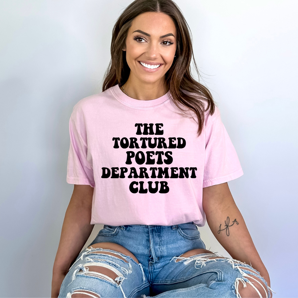 Tortured Poets Department Club Comfort Colors T-Shirt (Multiple Colors)