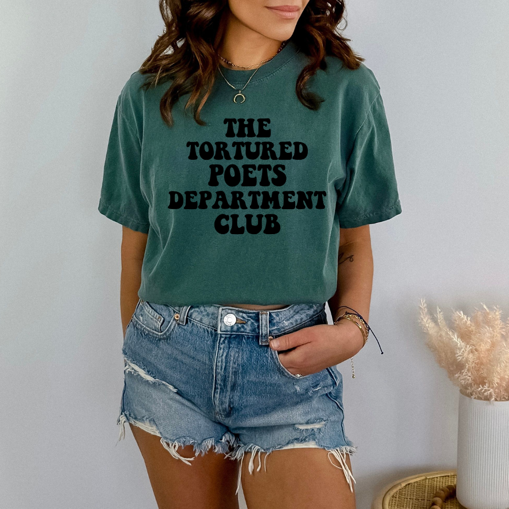 Tortured Poets Department Club Comfort Colors T-Shirt (Multiple Colors)