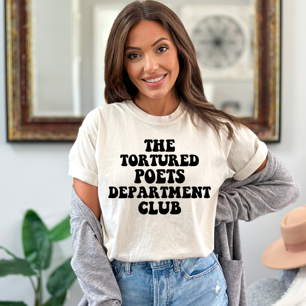 Tortured Poets Department Club Comfort Colors T-Shirt (Multiple Colors)