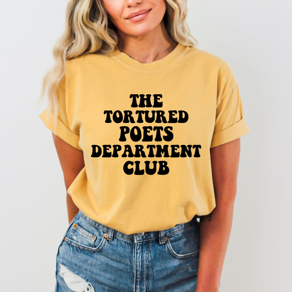 Tortured Poets Department Club Comfort Colors T-Shirt (Multiple Colors)