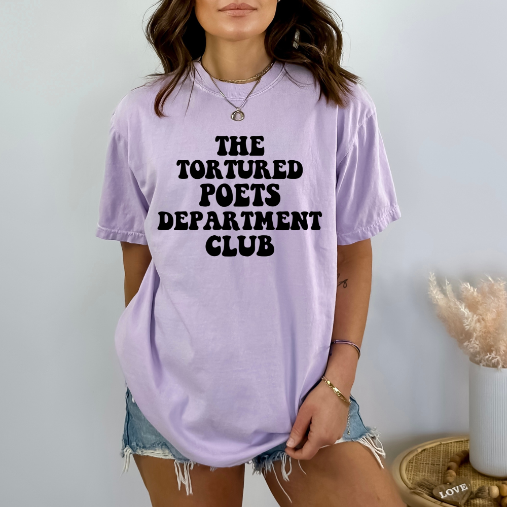 Tortured Poets Department Club Comfort Colors T-Shirt (Multiple Colors)