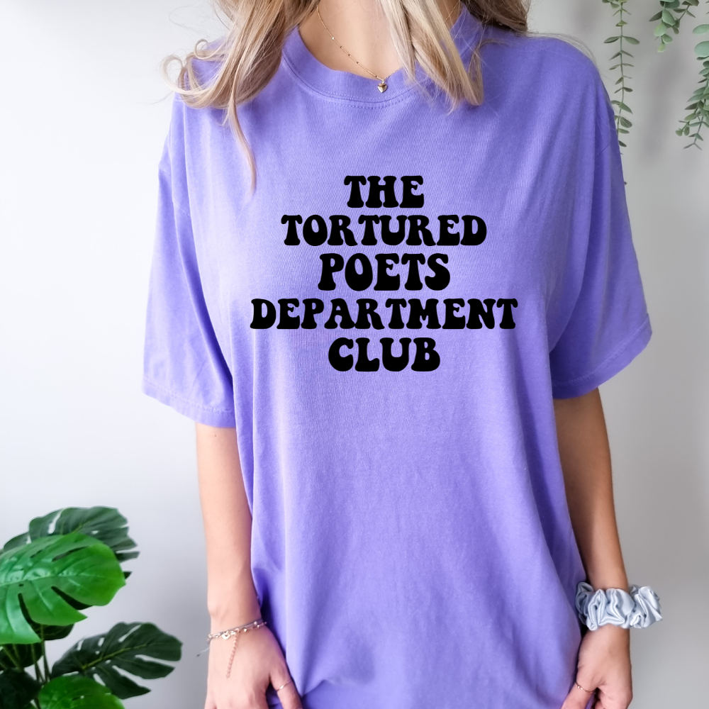 Tortured Poets Department Club Comfort Colors T-Shirt (Multiple Colors)