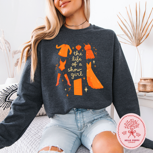 Taylor Swift The Life of a Showgirl Crewneck Sweatshirt
