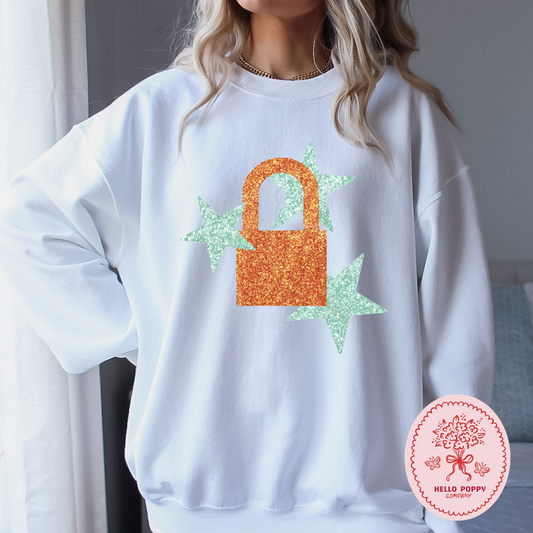 Taylor Swift TS12 Lock Crewneck Sweatshirt