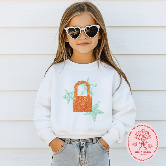 Taylor Swift TS12 Lock Crewneck Sweatshirt - Youth