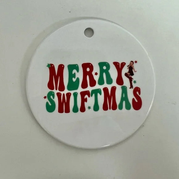 OOPSIE: Merry Swiftmas Christmas Ornament #2